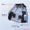 空調風神服電動ファン付ウェア服のみベスト新作フード熱中症対策コーコスG-1919