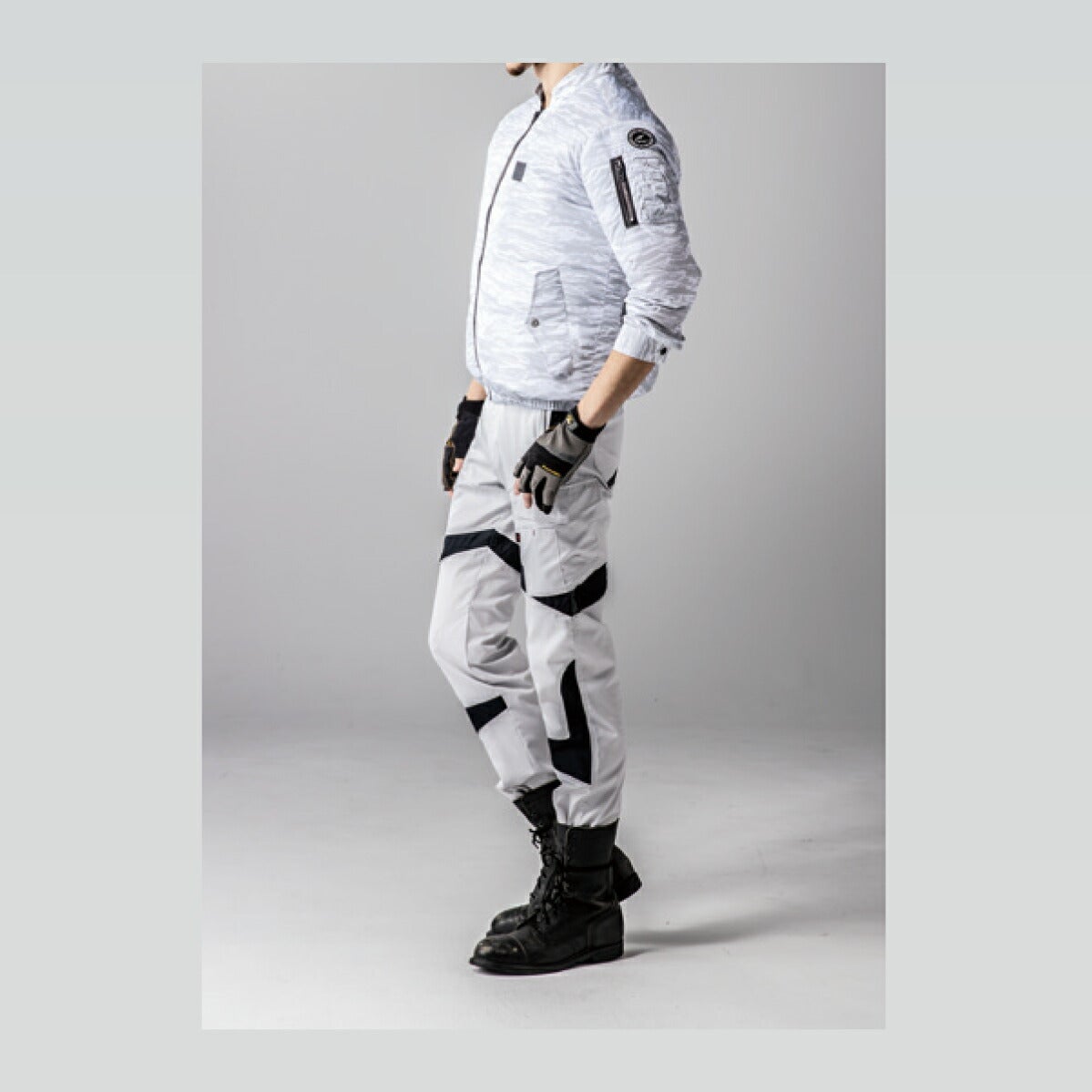 空調風神服長袖ボンバージャケット服のみ新作電動ファン付きウェア熱中症対策撥水ビッグボーンEBA5067EBA5067K