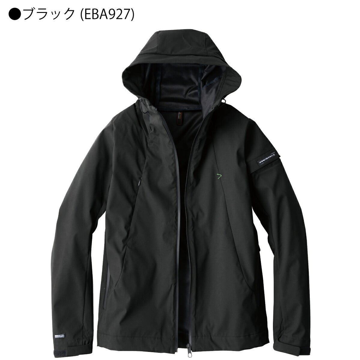 作業着ジャケットソフトシェルトリコット防風撥水軽量ビッグボーンEBA927EBA927K