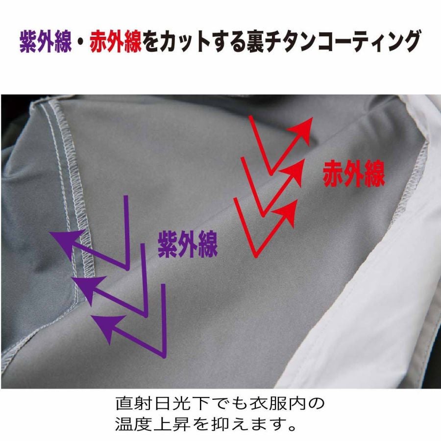 空調風神服電動ファン付ウェア服のみフードチタンベスト新作熱中症対策ビッグボーンEBA5019EBA5019K