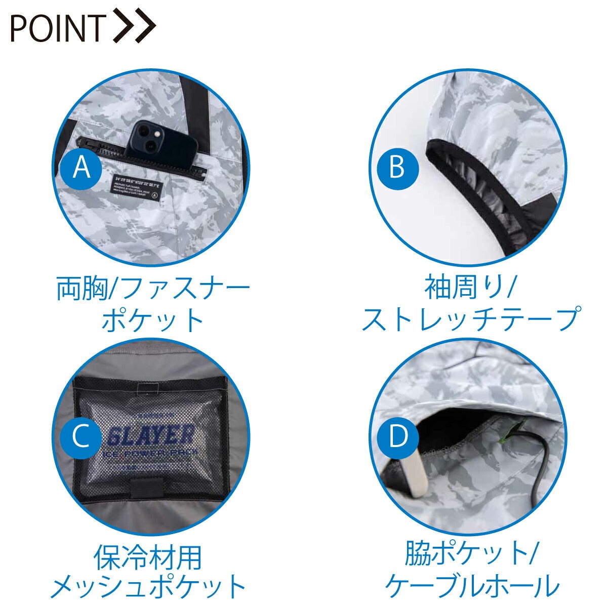 空調風神服ファン付きベスト空調ベスト服のみフード新作ファン別売熱中症対策ビッグボーンEBA5019A5019AK