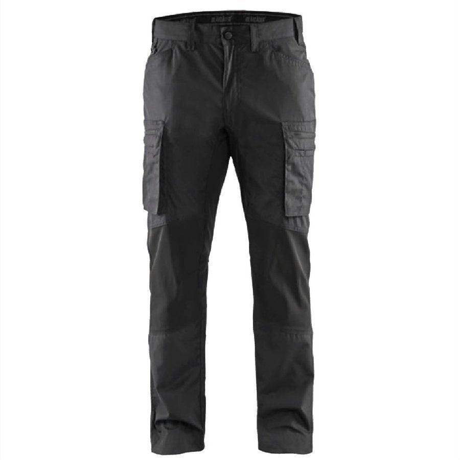 作業服カーゴパンツストレッチブラックラダー8216-1845北欧返品交換不可