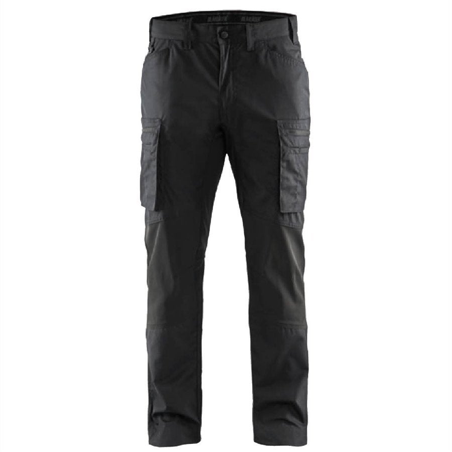 作業服カーゴパンツストレッチブラックラダー8216-1845北欧返品交換不可
