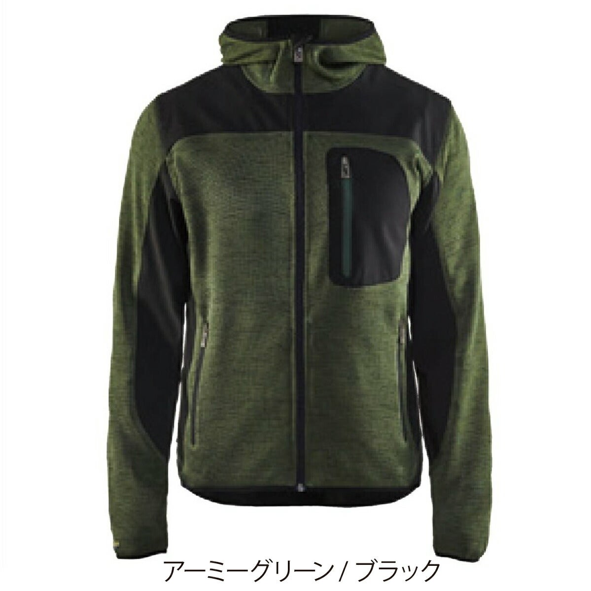作業服防寒ニットジャケットブラックラダー北欧8219-2117返品交換不可