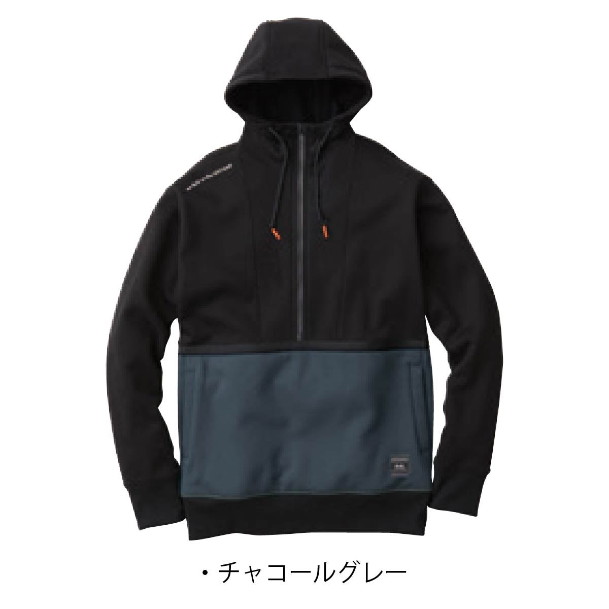 作業着パーカー消臭ストレッチ反射カジュアルスポーツアウトドア桑和SOWA3245-04