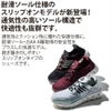 作業靴安全靴セーフティシューズスニーカー先芯耐滑通気ジーベック85146