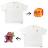 デハラユキノリ限定ビッグシルエットTシャツ綿100％BIGつよしサトシトメ元吉顔ロゴデザイン