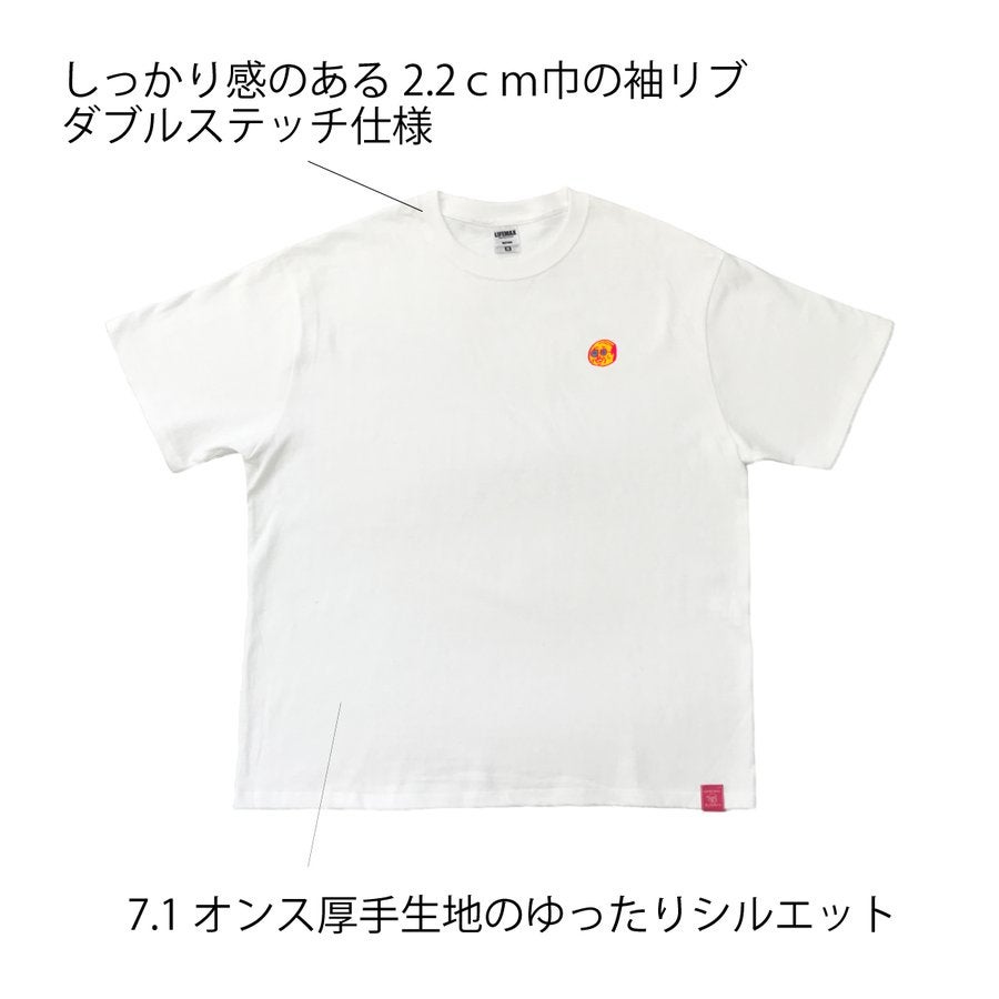 デハラユキノリ限定ビッグシルエットTシャツ綿100％BIGつよしサトシトメ元吉顔ロゴデザイン