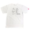 デハラユキノリ限定ドライTシャツプリントホワイトトメONOFFサトシONOFF