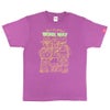 デハラユキノリ新作限定綿100％Tシャツ俺たちワークウェイプリントラベンダー