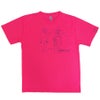 デハラユキノリ新作限定ドライTシャツプリント蛍光ピンクサトシONOFF