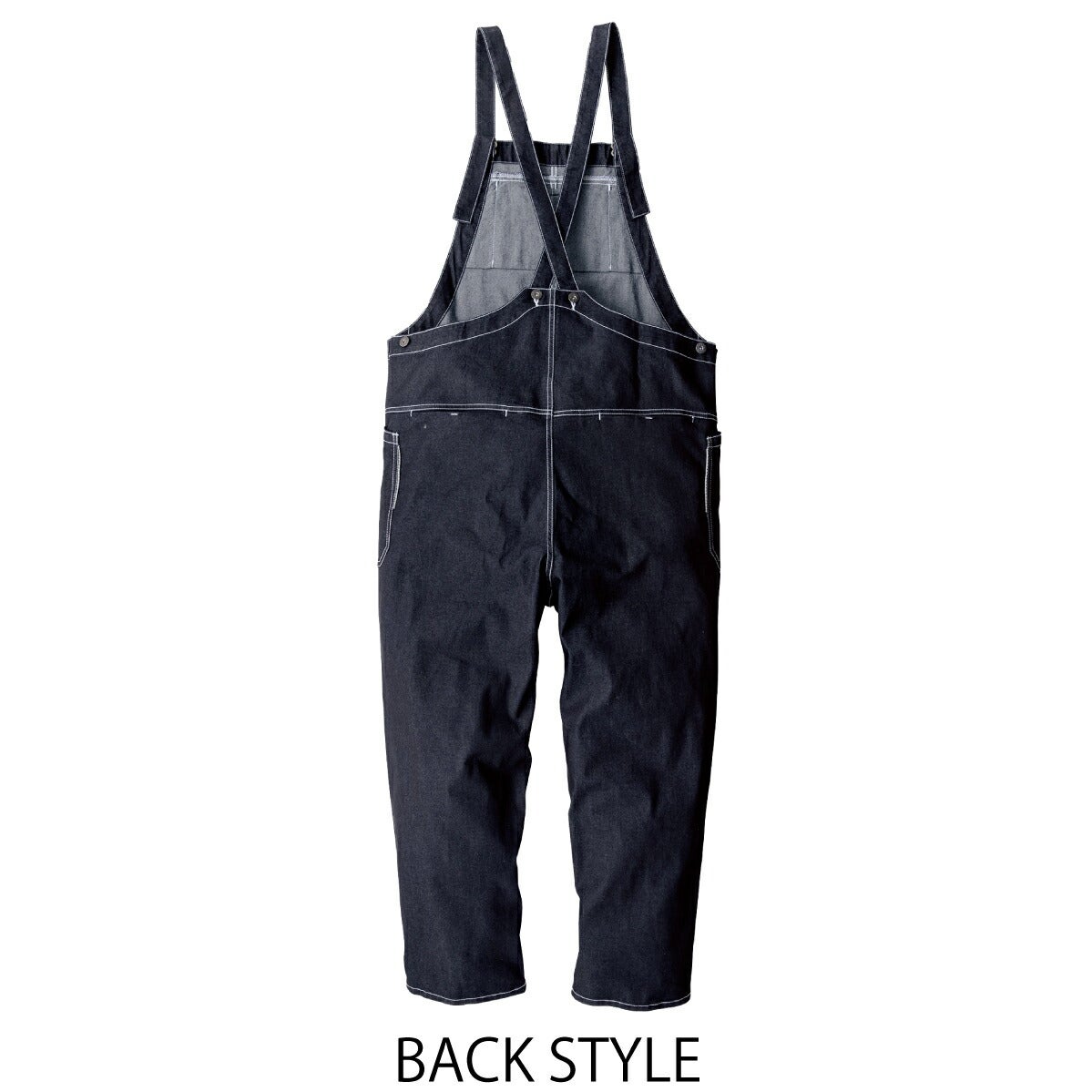 サロペットストレッチデニムつなぎアウトドアインディゴDickiesコーコス信岡D-709