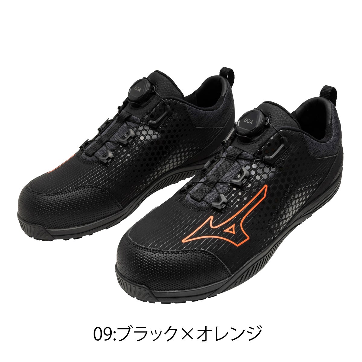 ミズノ安全靴BOA先芯オールマイティTDII51LF1GA2402プロスニーカー運輪建設製造
