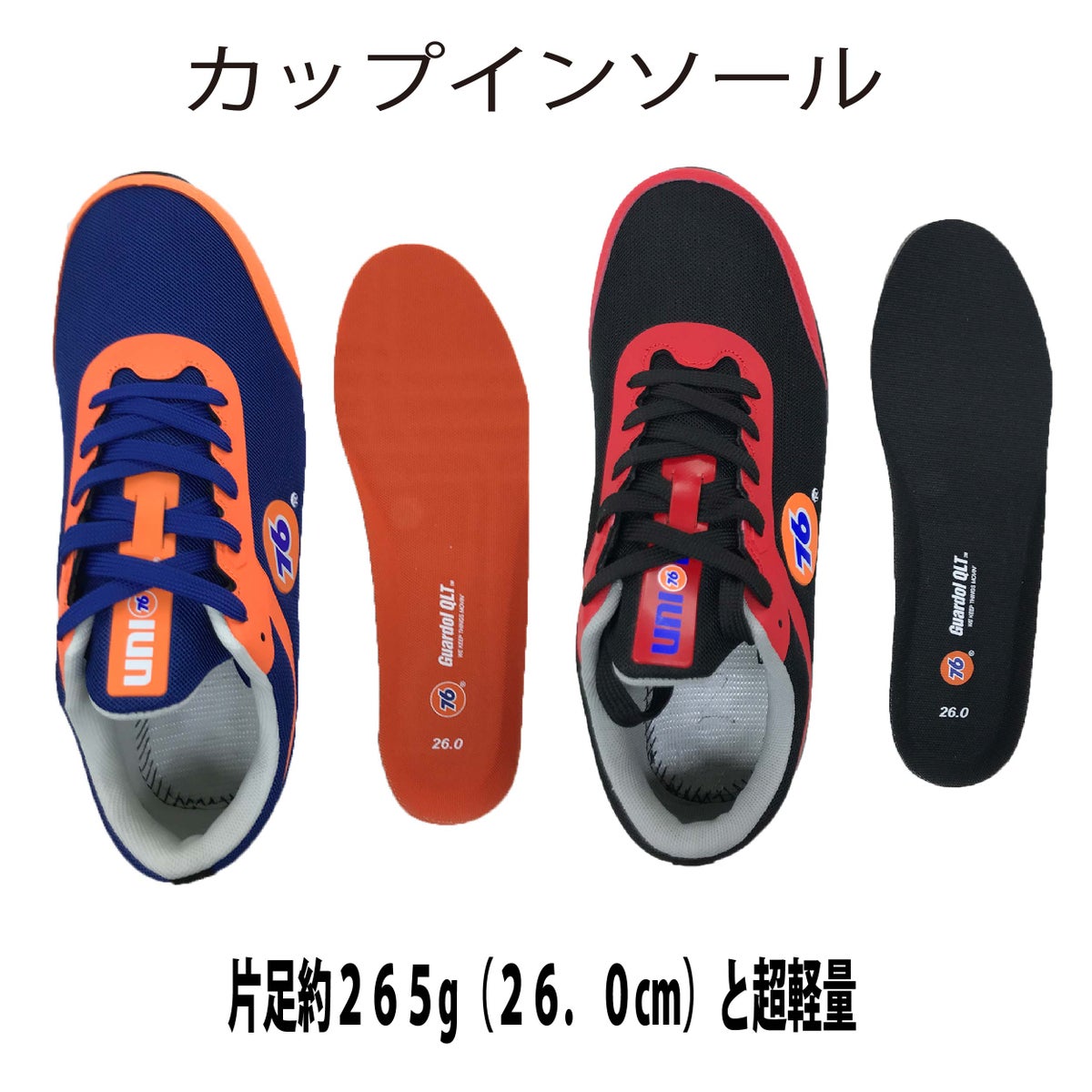 作業靴安全靴76UNIONセーフティーシューズプロスニーカー樹脂製先芯ケイワークSS-760