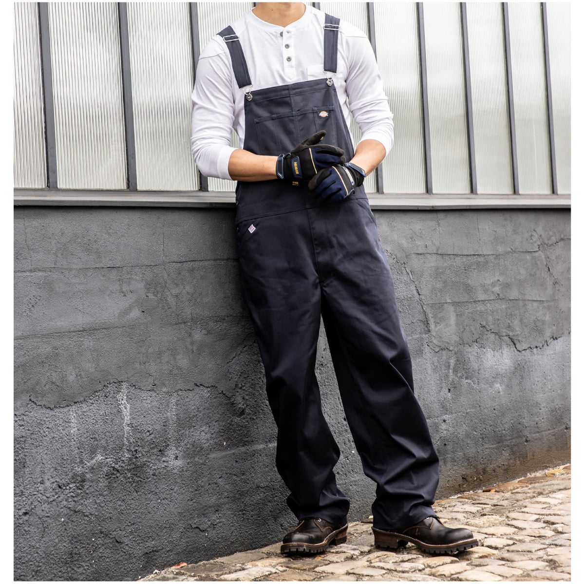 サロペットストレッチオーバーオールつなぎカジュアルアウトドアDickiesコーコス信岡D-769