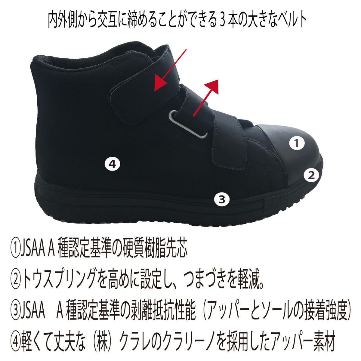 安全靴コンバースCONVERSEオールスターALLSTARV-3ベルクロセーフティプロスニーカー耐滑衝撃吸収PSV-3