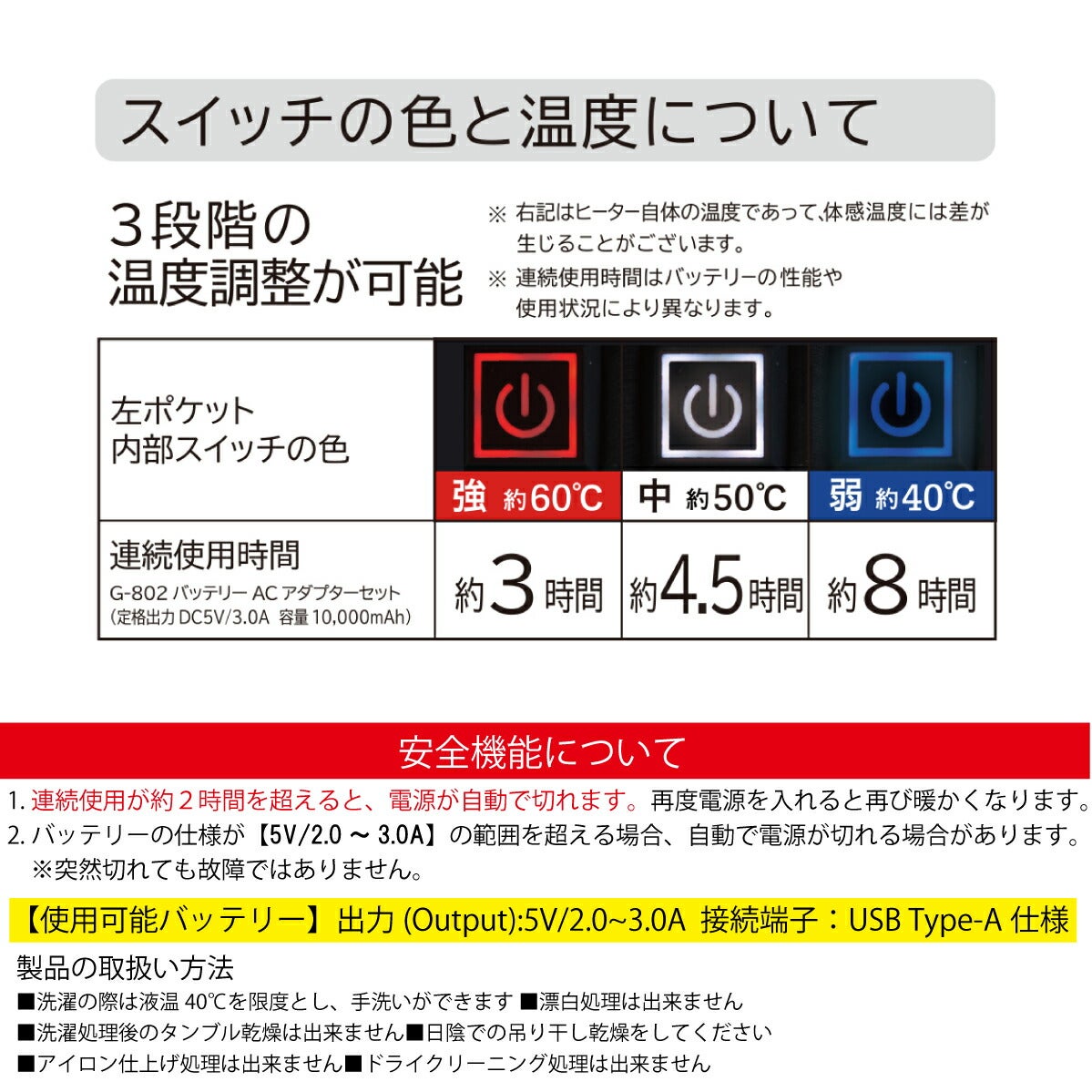 ボルトヒートベストバッテリーセット電熱防寒コーコスG-8049G-802