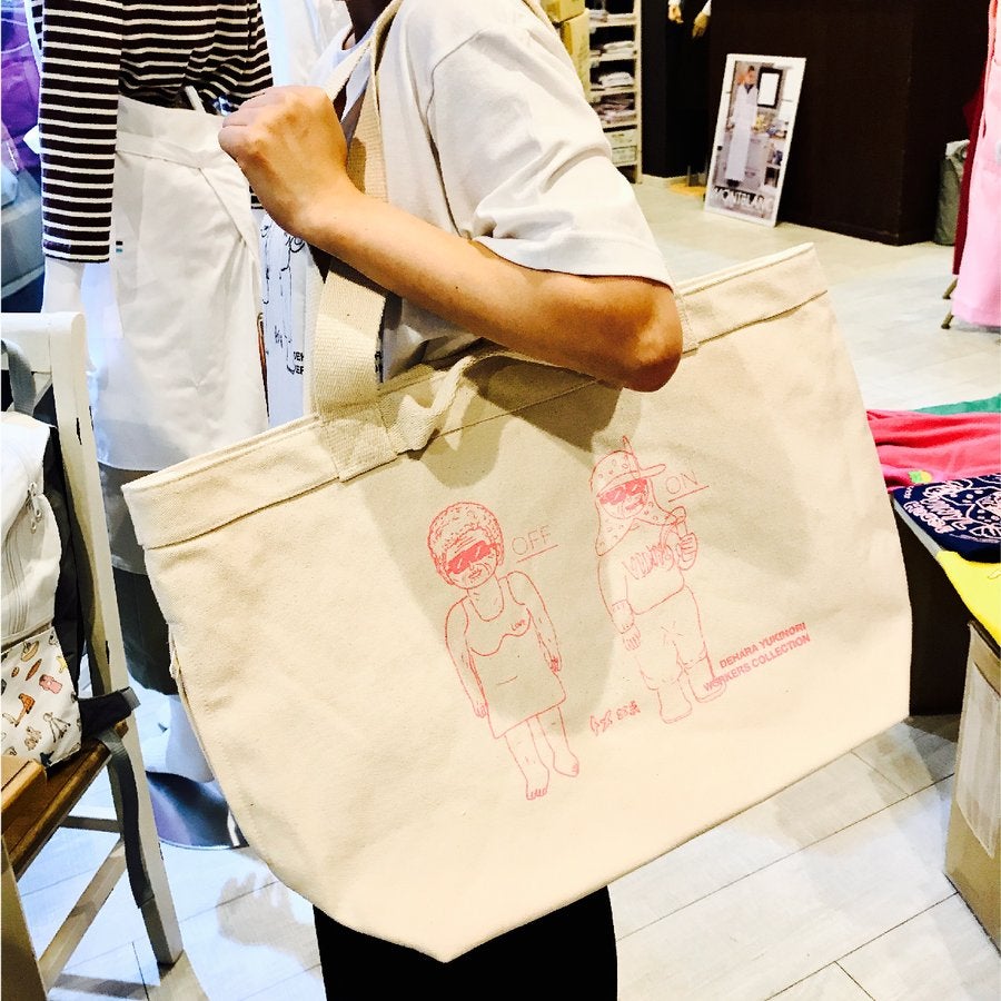 デハラユキノリ限定ビッグトートバッグ大容量25Lキャンバス2WAY耐久性