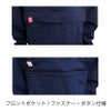デハラユキノリ秋冬新作限定アノラックパーカー鰹カツオ両胸ロゴシワ加工高知