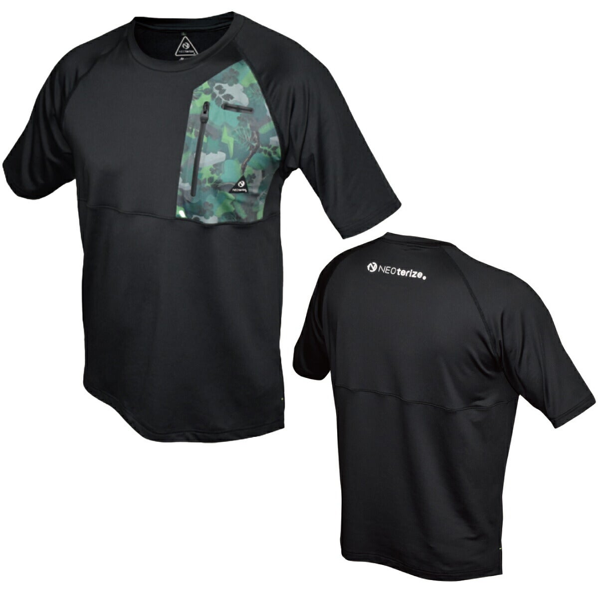 作業服半袖Tシャツ接触冷感ストレッチUVケア消臭3Lネオテライズ301