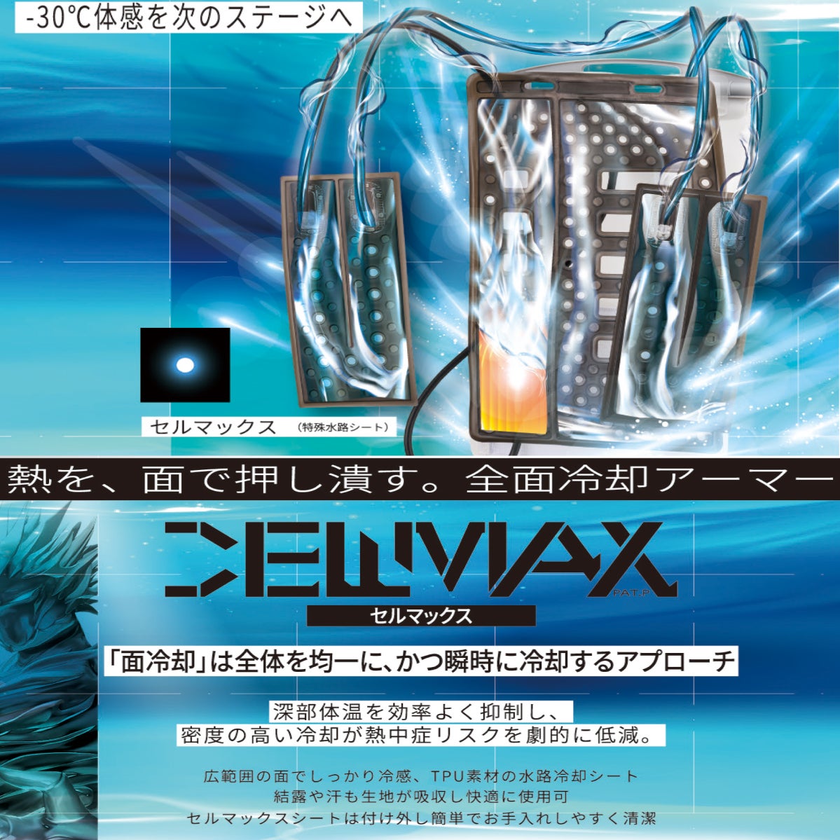 水冷ベスト 新型 アイスマンPRO X3 セルマックス フルセット 水冷式